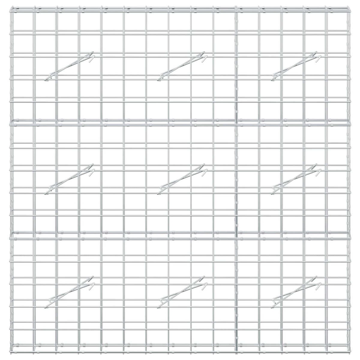 Gabionas su 3,5 mm viela ir 10x10 cm tinkleliu 150x10x150 cm