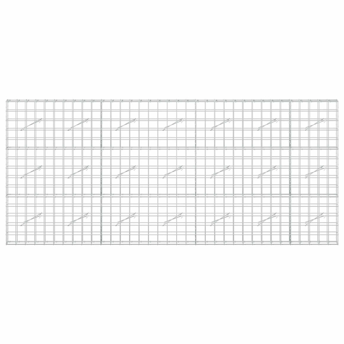 Gabionas su 3,5 mm viela ir 10x10 cm tinkleliu 350x10x150 cm