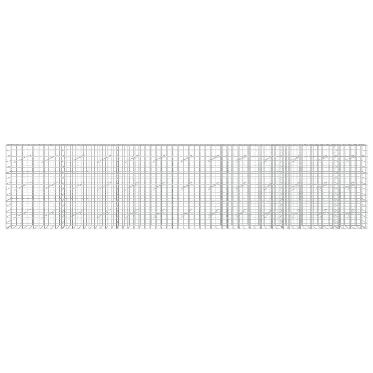 Gabionas su 3,5 mm viela ir 10x10 cm tinkleliu 650x10x150 cm