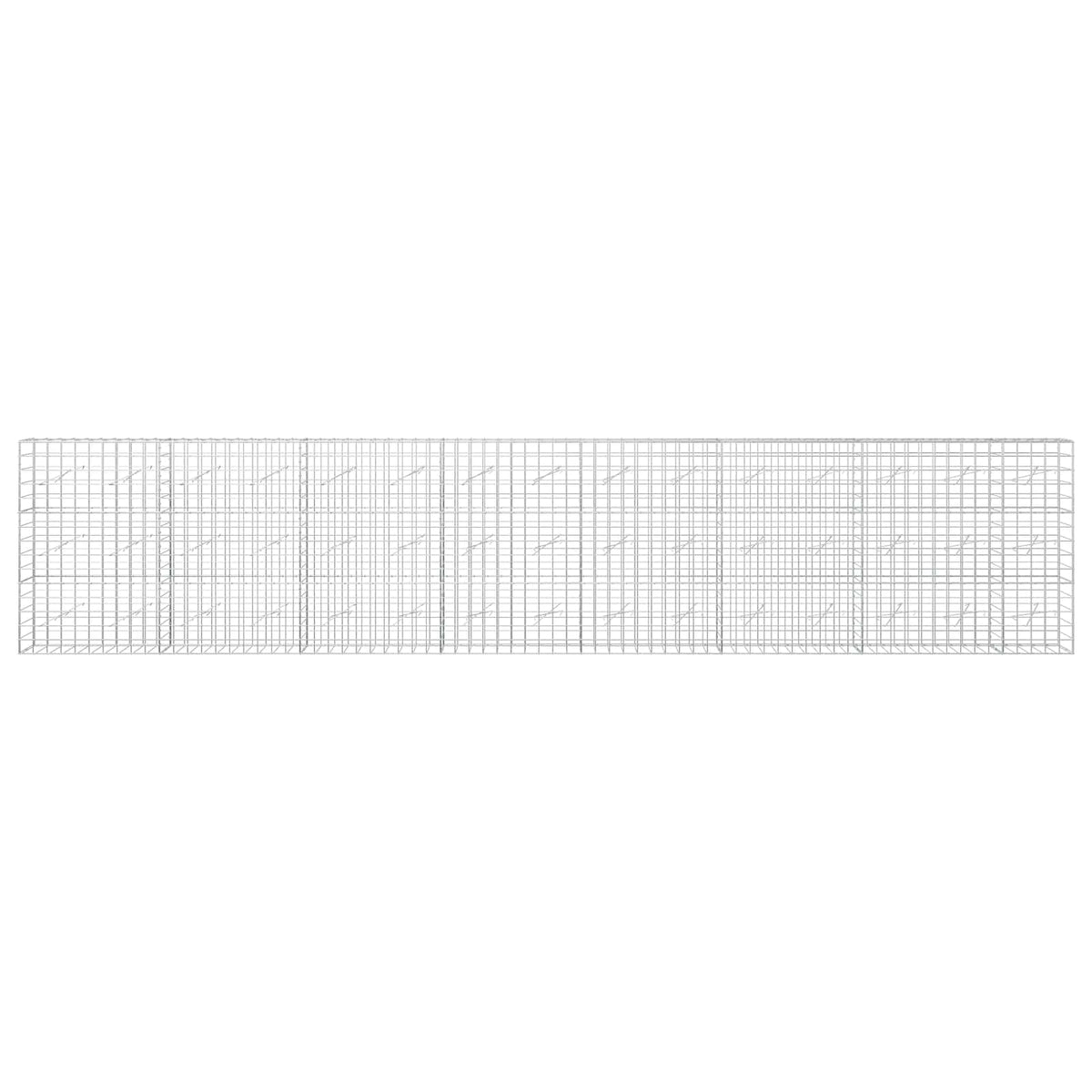 Gabionas su 3,5 mm viela ir 10x10 cm tinkleliu 750x10x150 cm