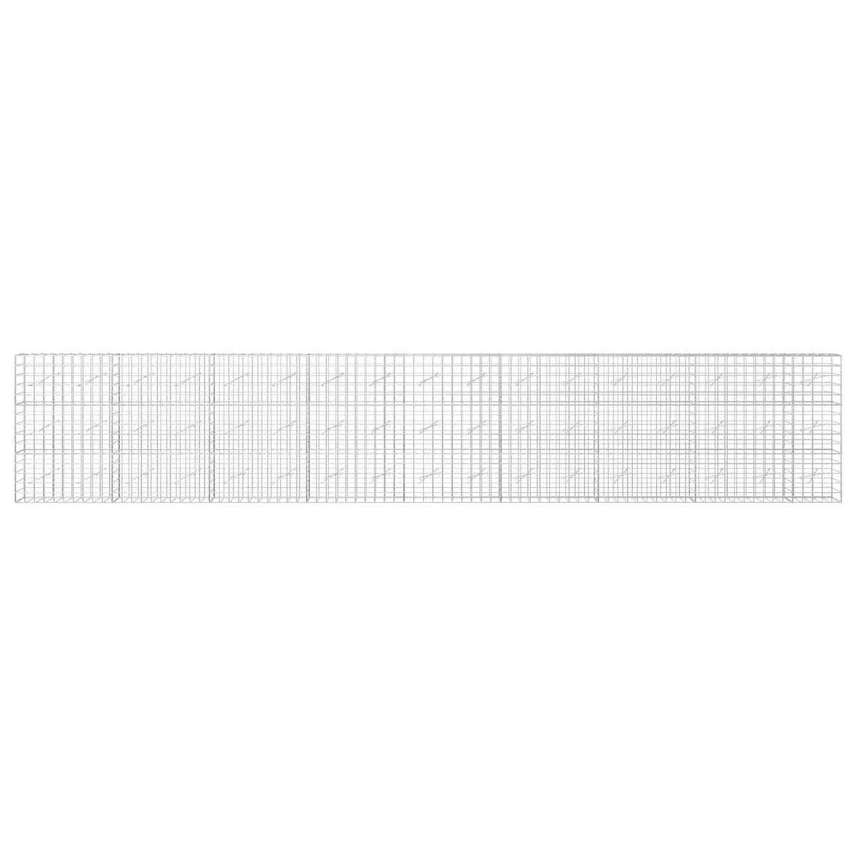 Gabionas su 3,5 mm viela ir 10x10 cm tinkleliu 850x10x150 cm