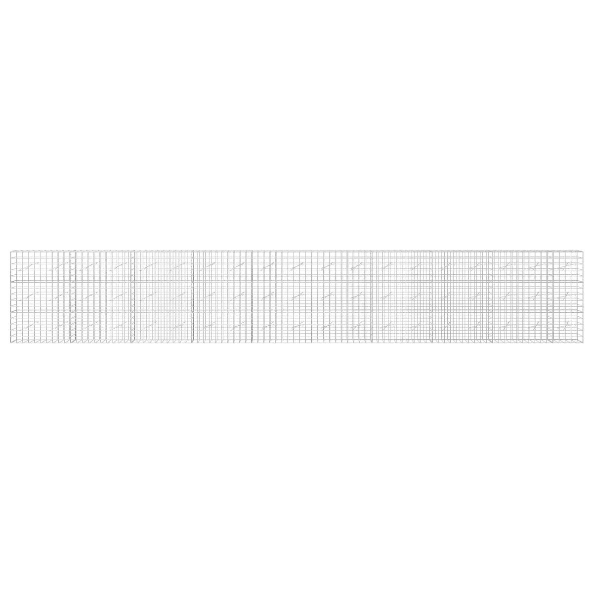 Gabionas su 3,5 mm viela ir 10x10 cm tinkleliu 950x10x150 cm