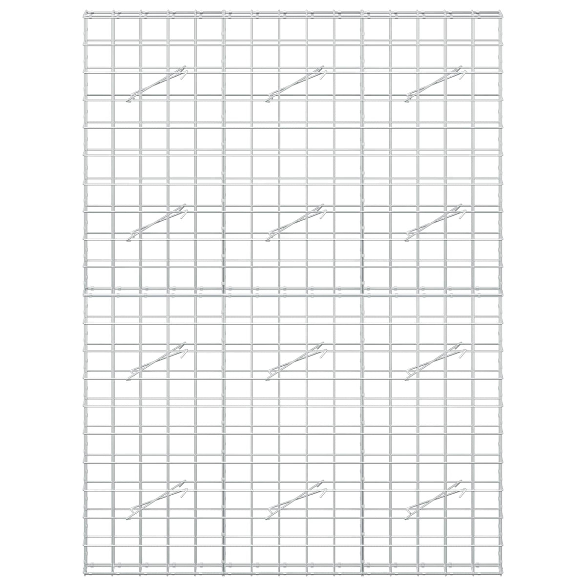 Gabionas su 3,5 mm viela ir 10x10 cm tinkleliu 150x10x200 cm