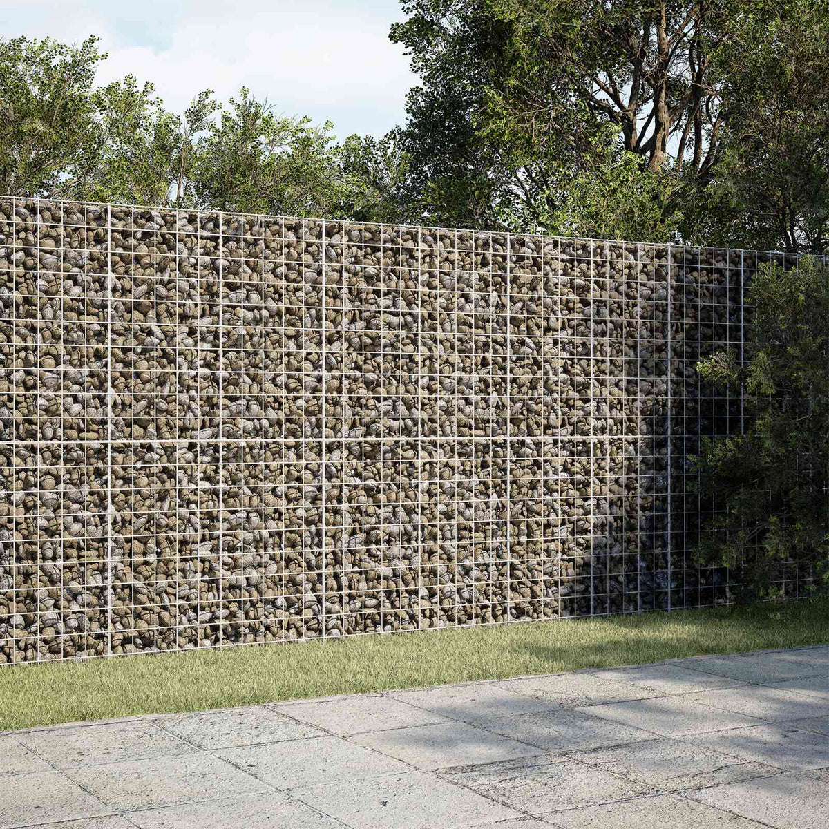 Gabionas su 3,5 mm viela ir 10x10 cm tinkleliu 200x10x200 cm