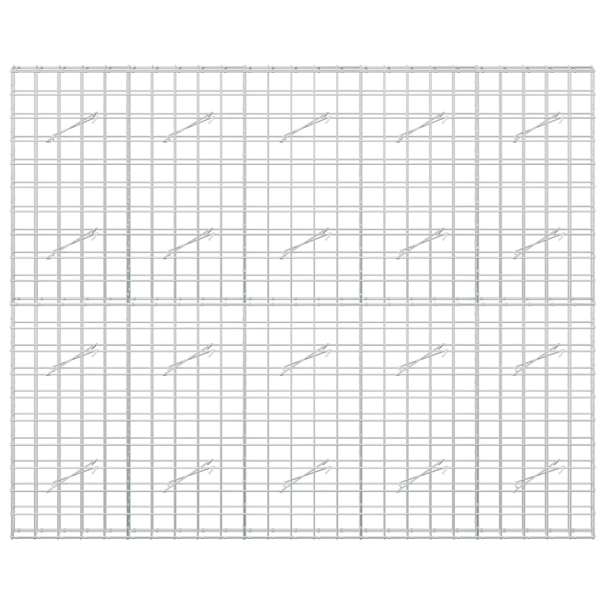 Gabionas su 3,5 mm viela ir 10x10 cm tinkleliu 250x10x200 cm