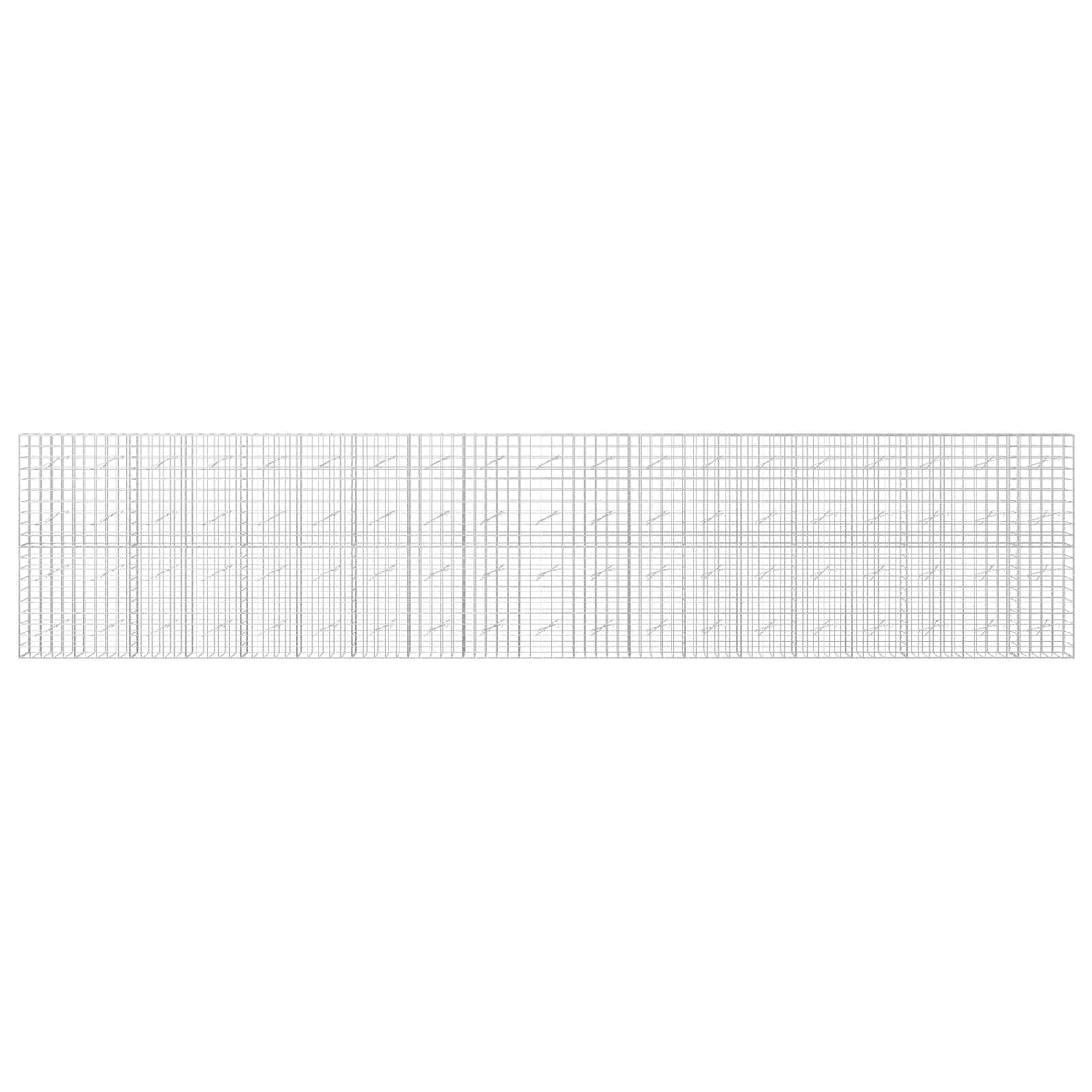 Gabionas su 3,5 mm viela ir 10x10 cm tinkleliu 950x10x200 cm