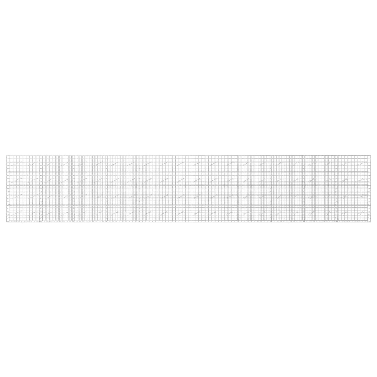 Gabionas su 3,5 mm viela ir 10x10 cm tinkleliu 1100x10x200 cm