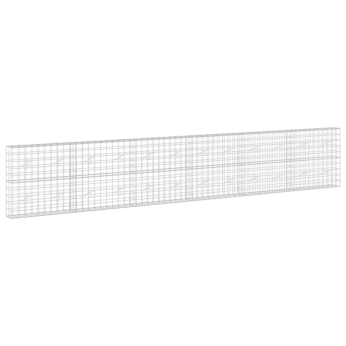 Gabionas su 3,5 mm viela ir 10x10 cm tinkleliu 600x20x100 cm