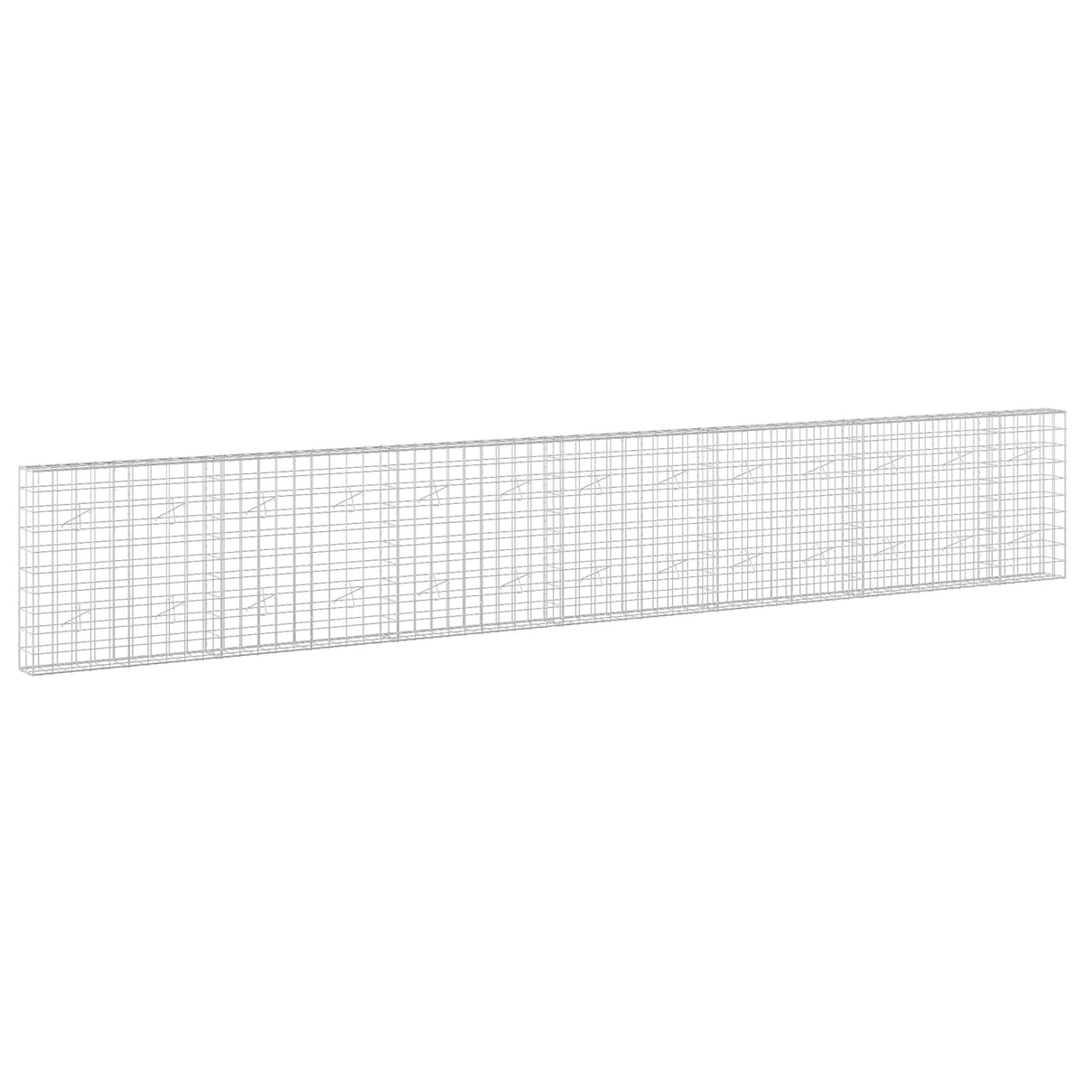 Gabionas su 3,5 mm viela ir 10x10 cm tinkleliu 650x20x100 cm