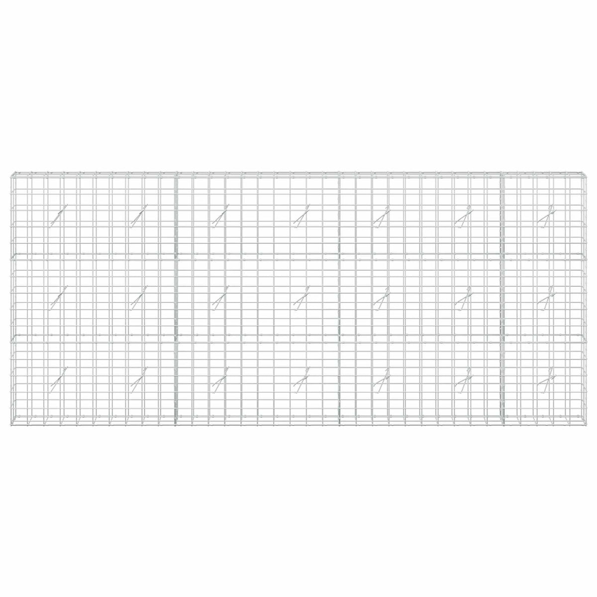 Gabionas su 3,5 mm viela ir 10x10 cm tinkleliu 350x20x150 cm