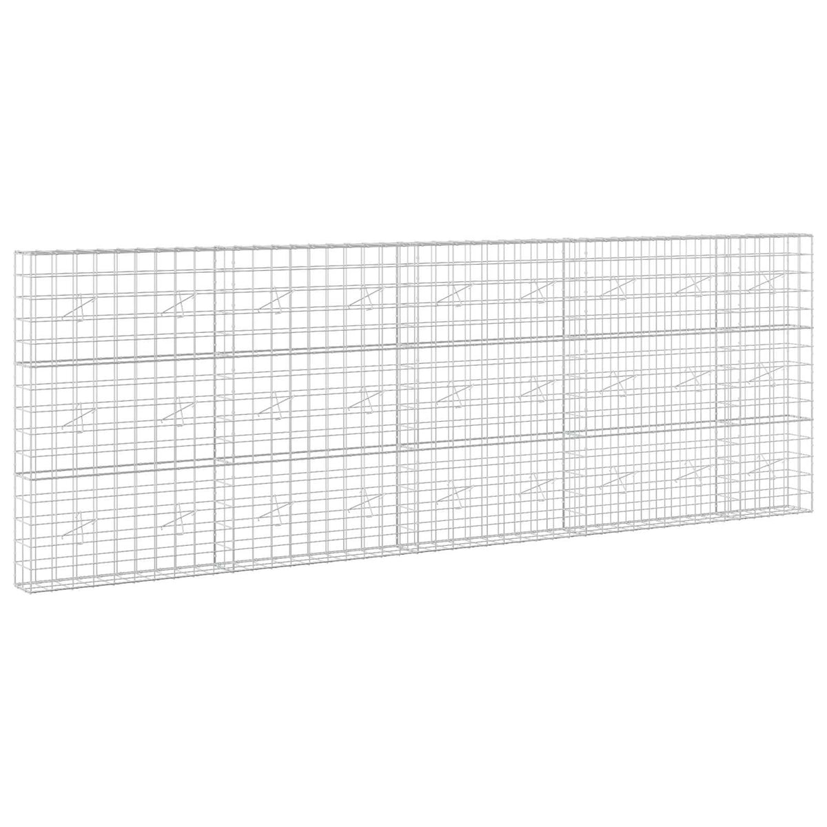 Gabionas su 3,5 mm viela ir 10x10 cm tinkleliu 450x20x150 cm