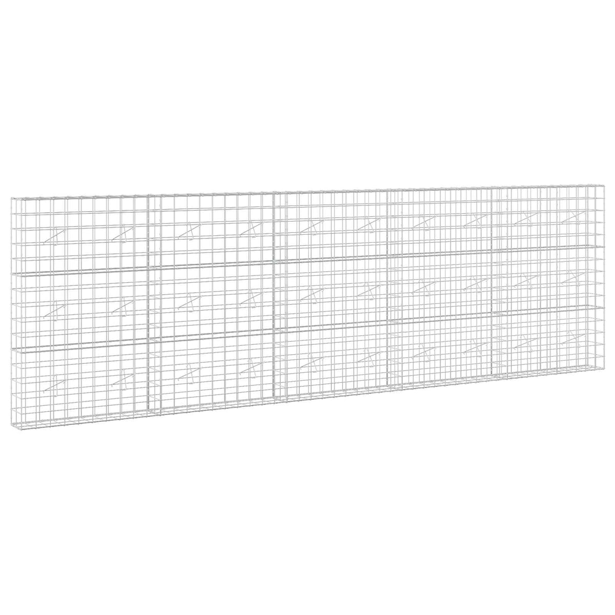 Gabionas su 3,5 mm viela ir 10x10 cm tinkleliu 500x20x150 cm