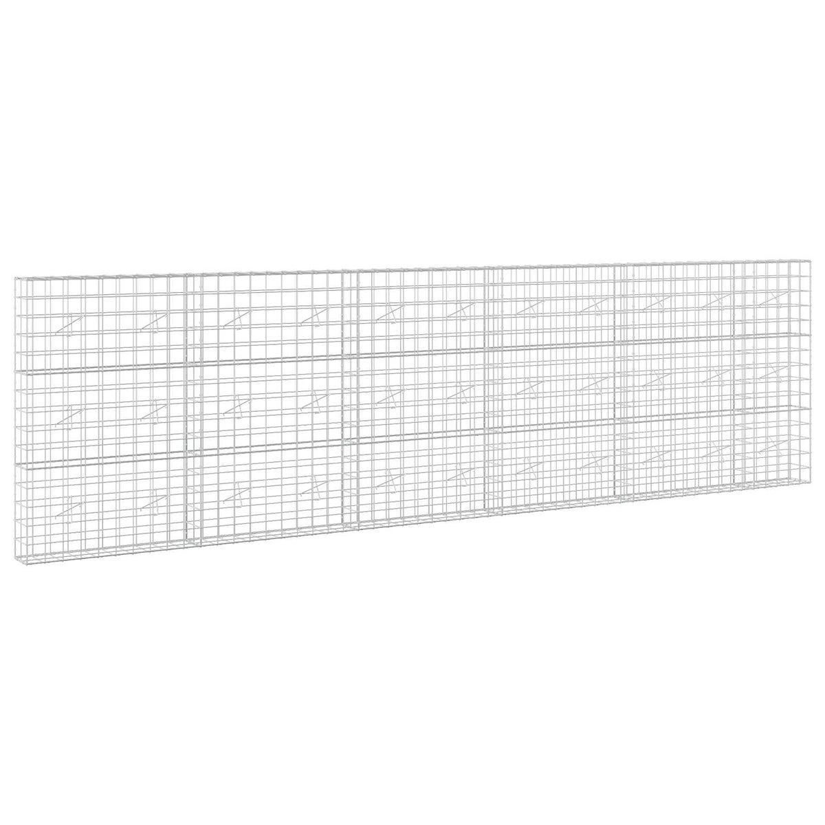 Gabionas su 3,5 mm viela ir 10x10 cm tinkleliu 550x20x150 cm