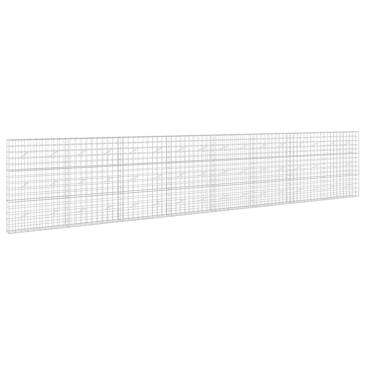 Gabionas su 3,5 mm viela ir 10x10 cm tinkleliu 800x20x150 cm
