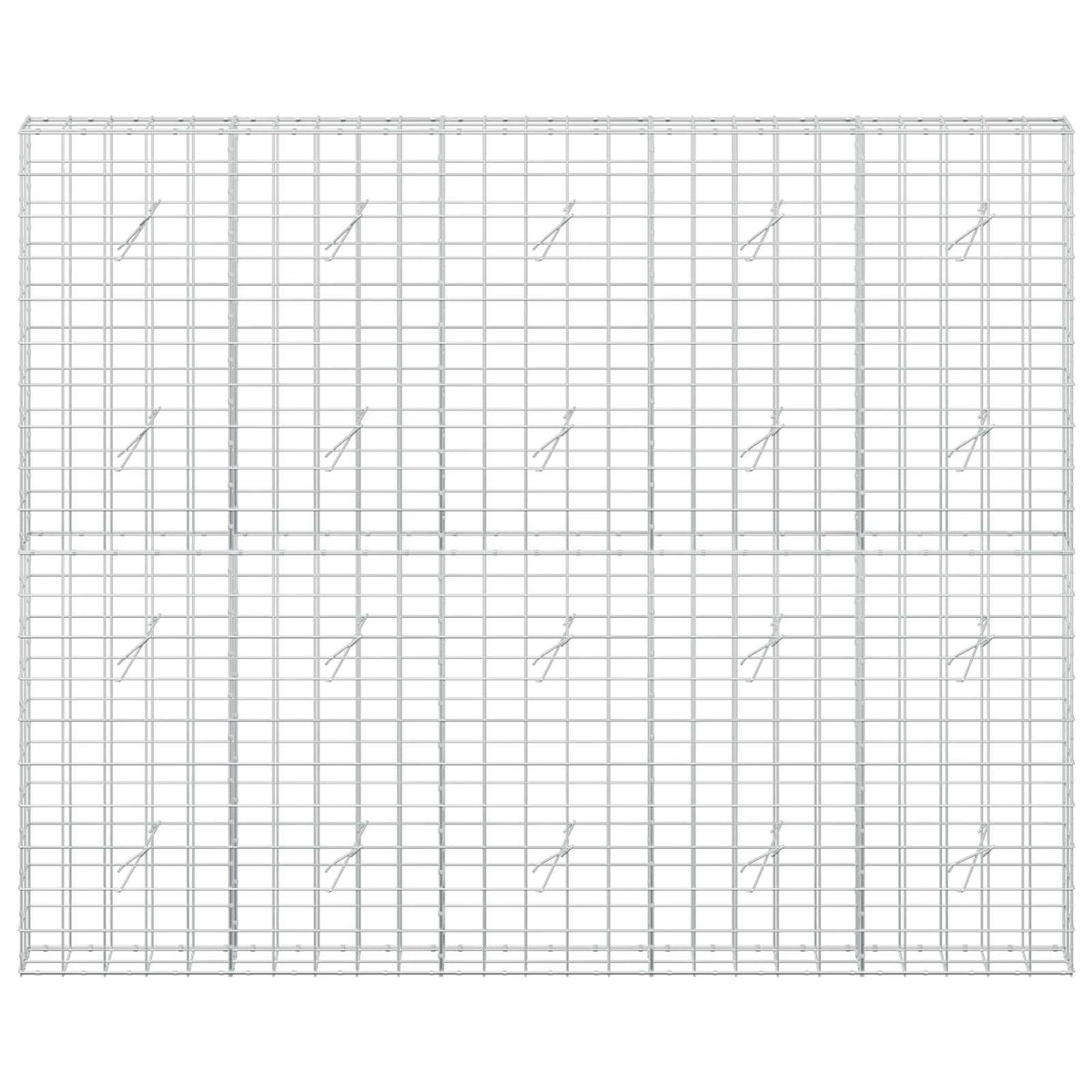 Gabionas su 3,5 mm viela ir 10x10 cm tinkleliu 250x20x200 cm