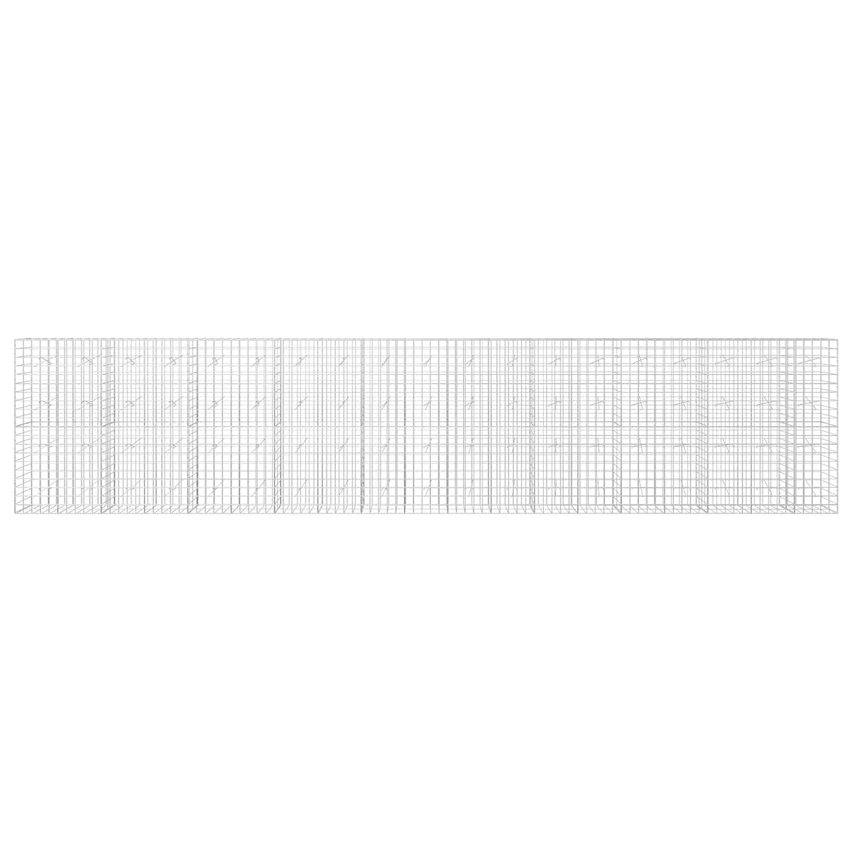 Gabionas su 3,5 mm viela ir 10x10 cm tinkleliu 950x20x200 cm