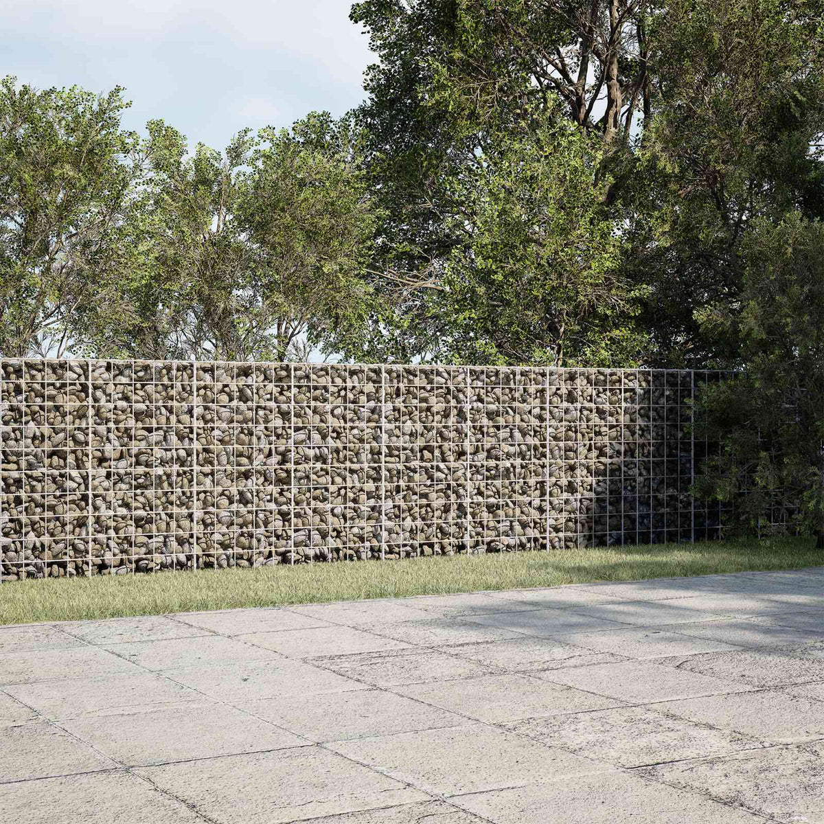 Gabionas su 3,5 mm viela ir 10x10 cm tinkleliu 1150x30x100 cm