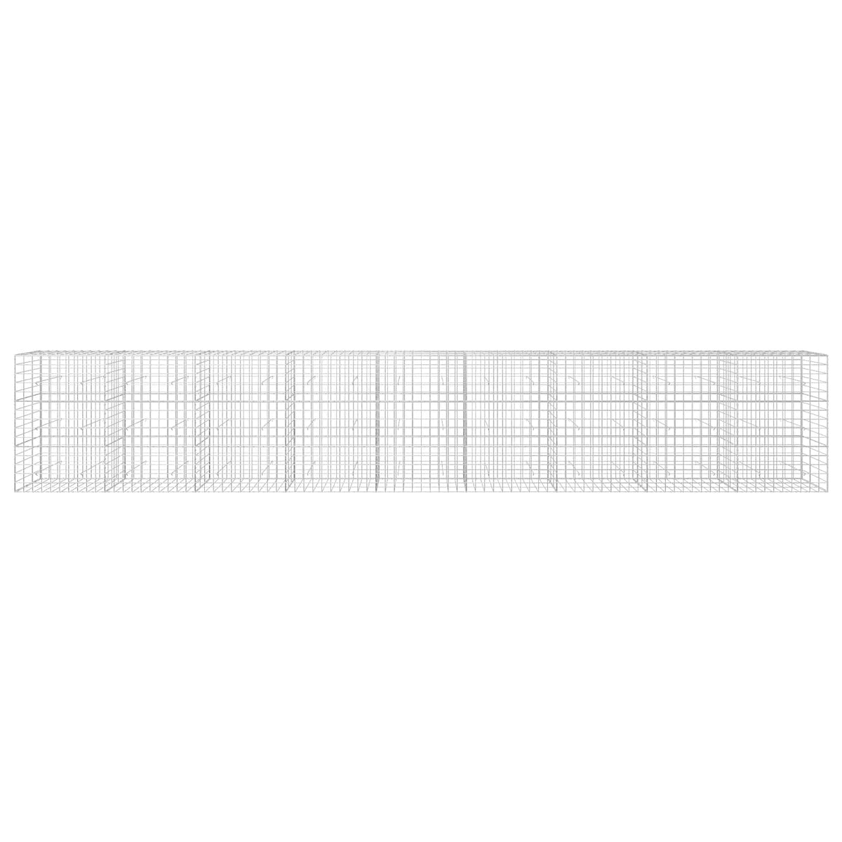 Gabionas su 3,5 mm viela ir 10x10 cm tinkleliu 900x30x150 cm