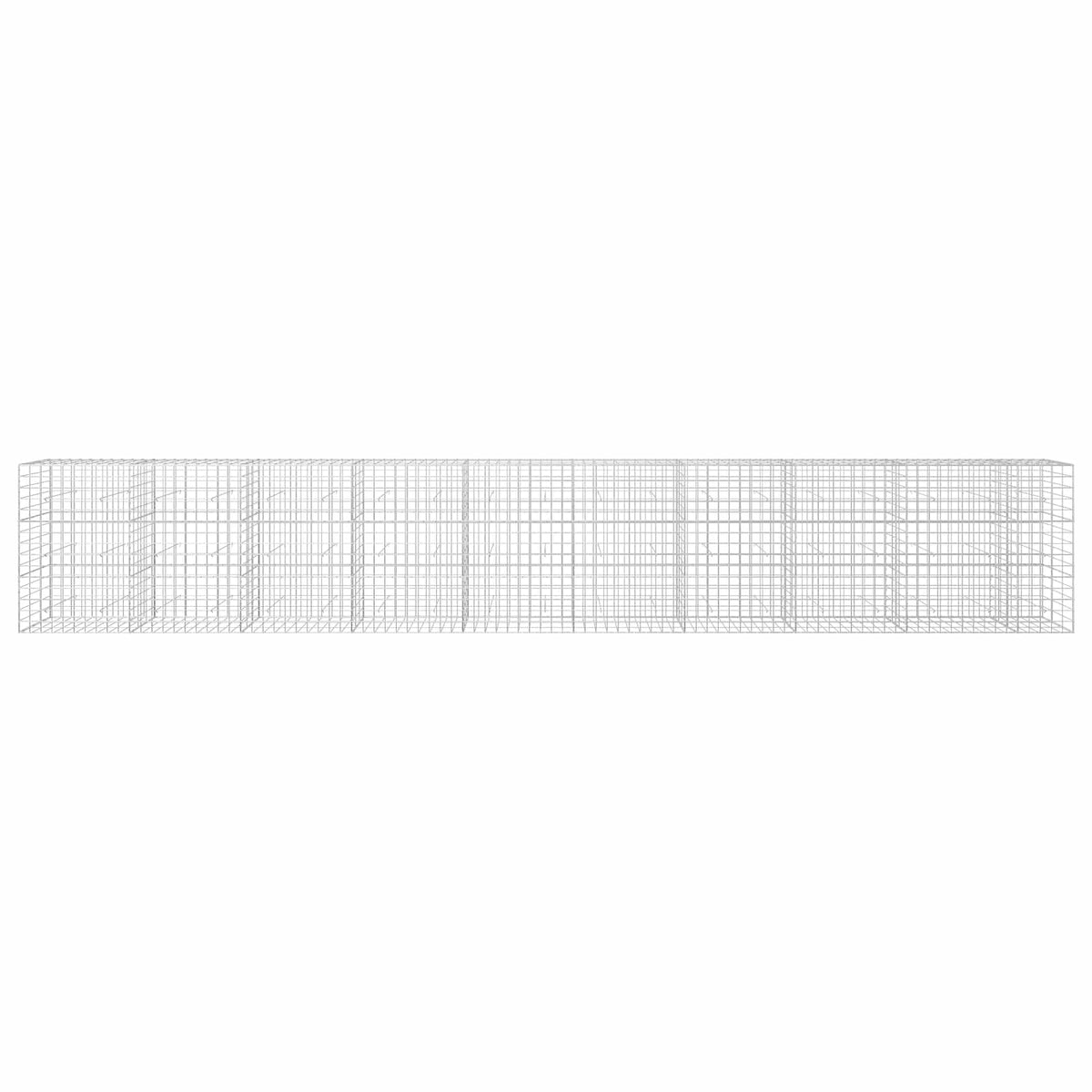 Gabionas su 3,5 mm viela ir 10x10 cm tinkleliu 950x30x150 cm