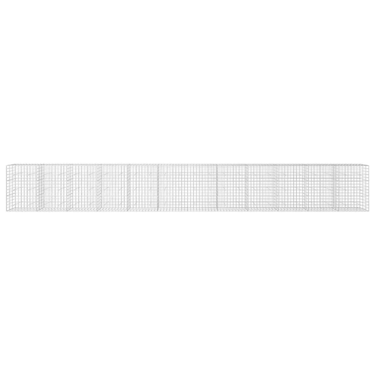 Gabionas su 3,5 mm viela ir 10x10 cm tinkleliu 1200x30x150 cm