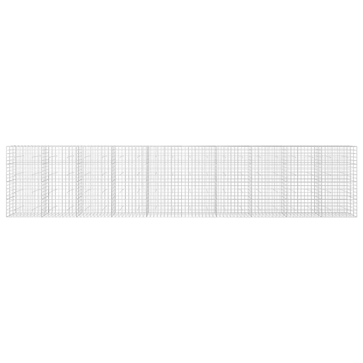 Gabionas su 3,5 mm viela ir 10x10 cm tinkleliu 1000x30x200 cm