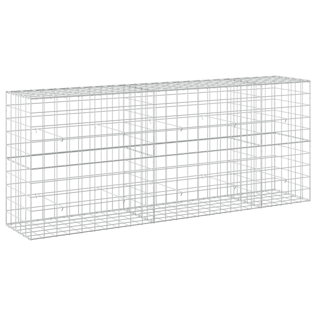 Gabionas su 3,5 mm viela ir 10x10 cm tinkleliu 250x50x100 cm