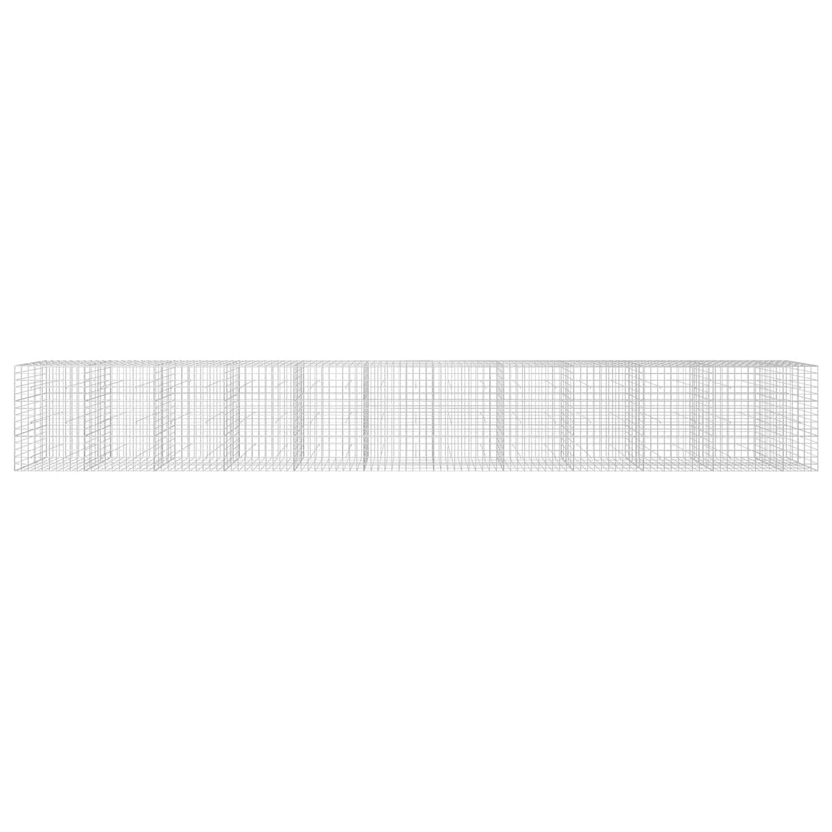 Gabionas su 3,5 mm viela ir 10x10 cm tinkleliu 1150x50x150 cm