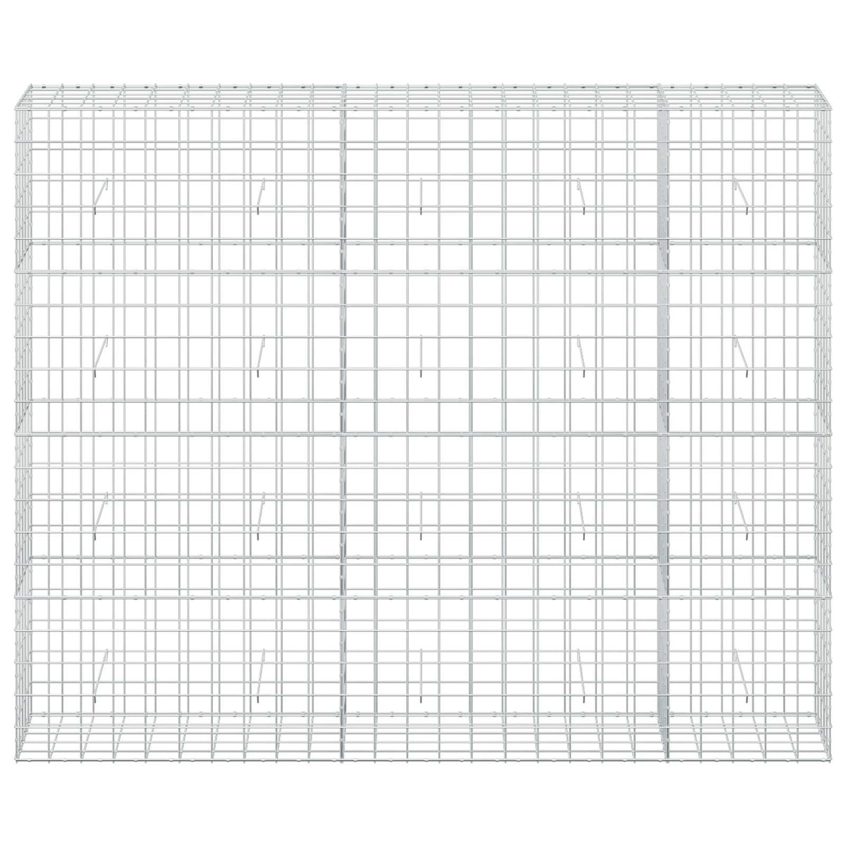 Gabionas su 3,5 mm viela ir 10x10 cm tinkleliu 250x50x200 cm