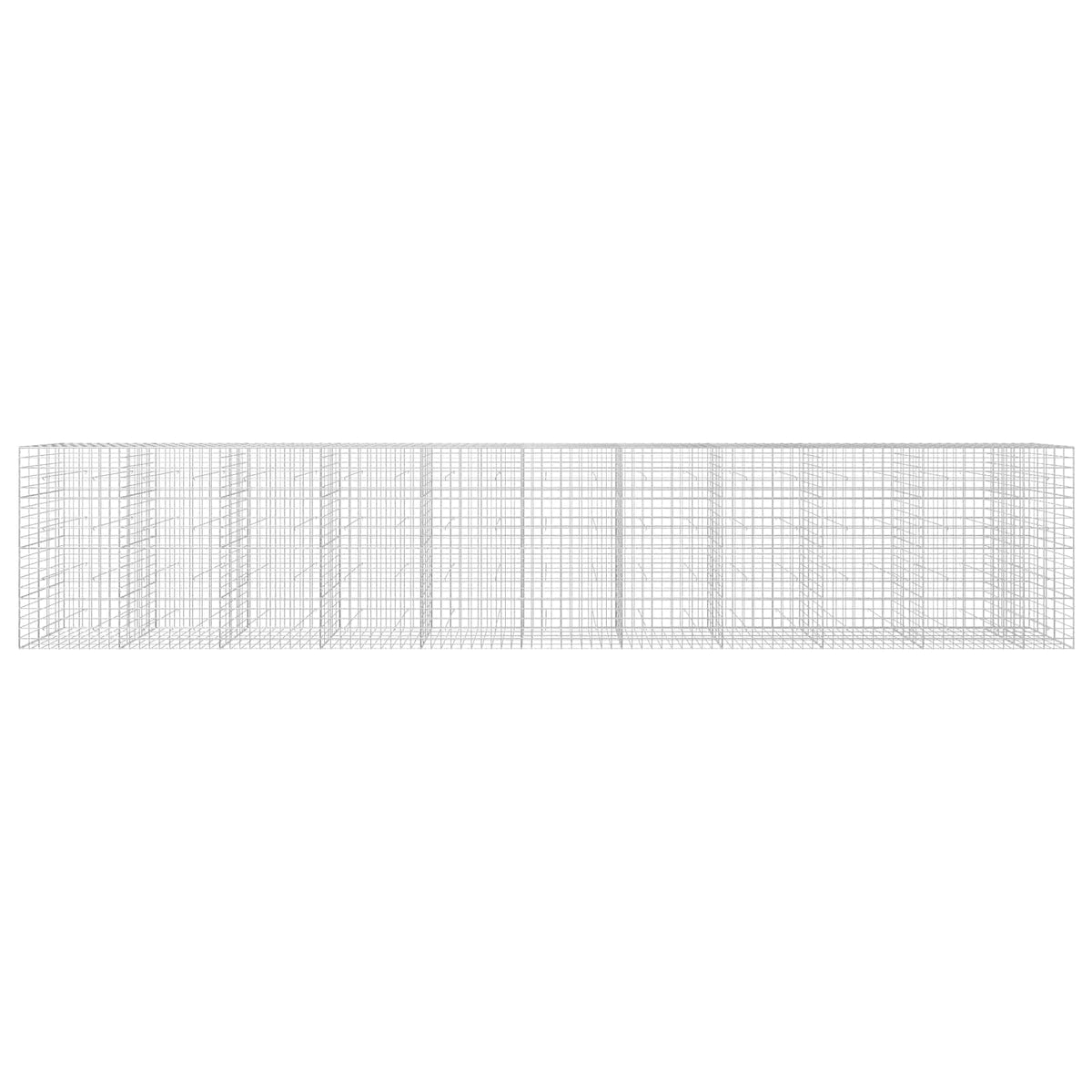 Gabionas su 3,5 mm viela ir 10x10 cm tinkleliu 1050x50x200 cm