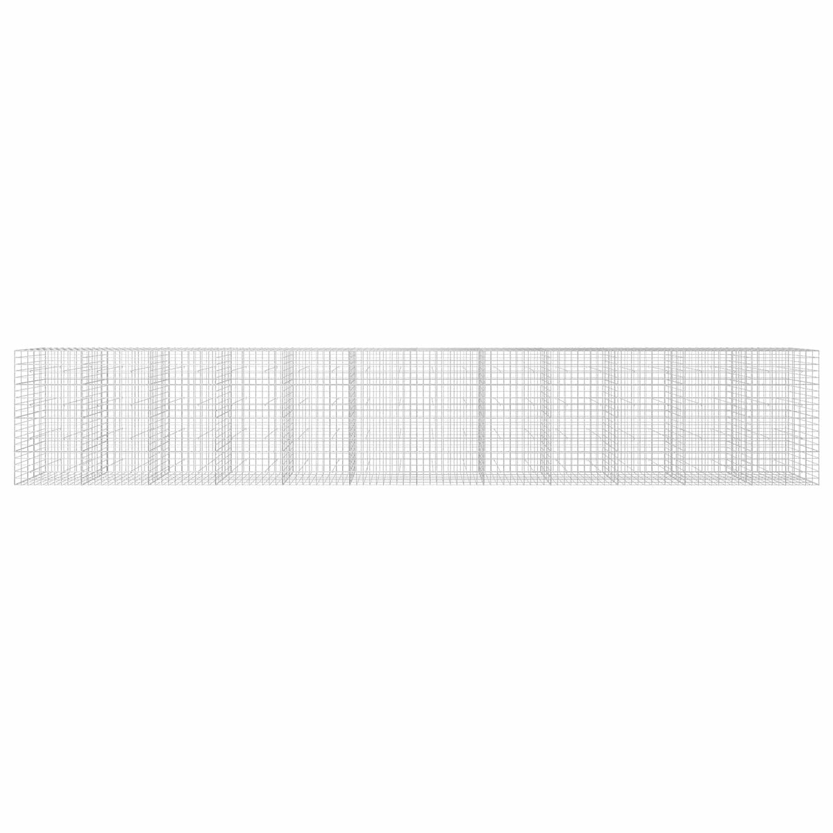 Gabionas su 3,5 mm viela ir 10x10 cm tinkleliu 1200x50x200 cm