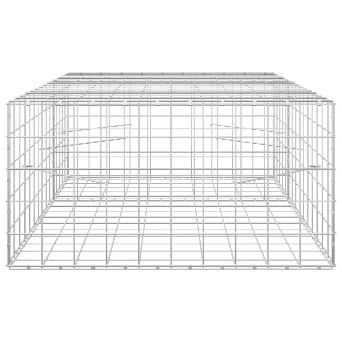 Gabionas su 3,5 mm viela ir 10x10 cm tinkleliu 150x100x50 cm