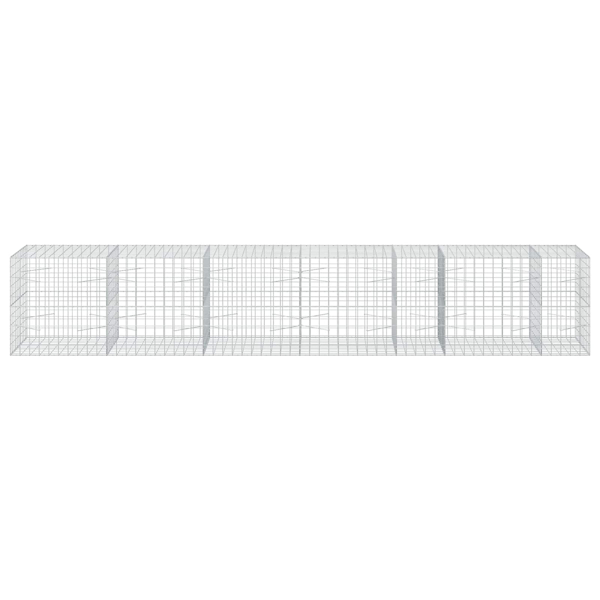 Gabionas su 3,5 mm viela ir 10x10 cm tinkleliu 550x100x100 cm