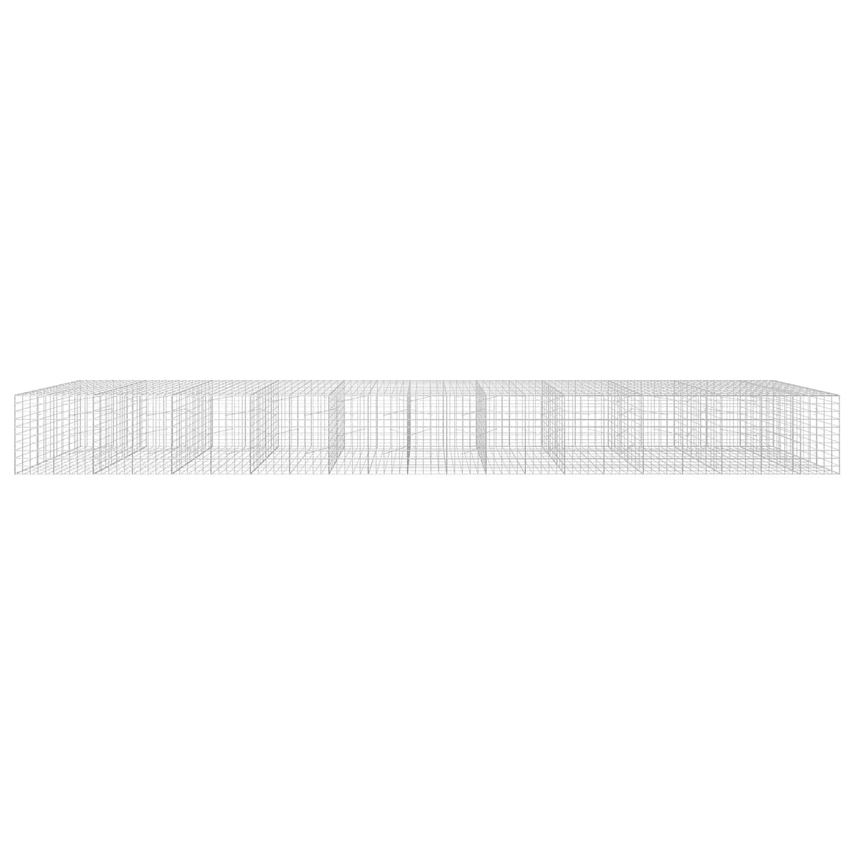 Gabionas su 3,5 mm viela ir 10x10 cm tinkleliu 1050x100x100 cm