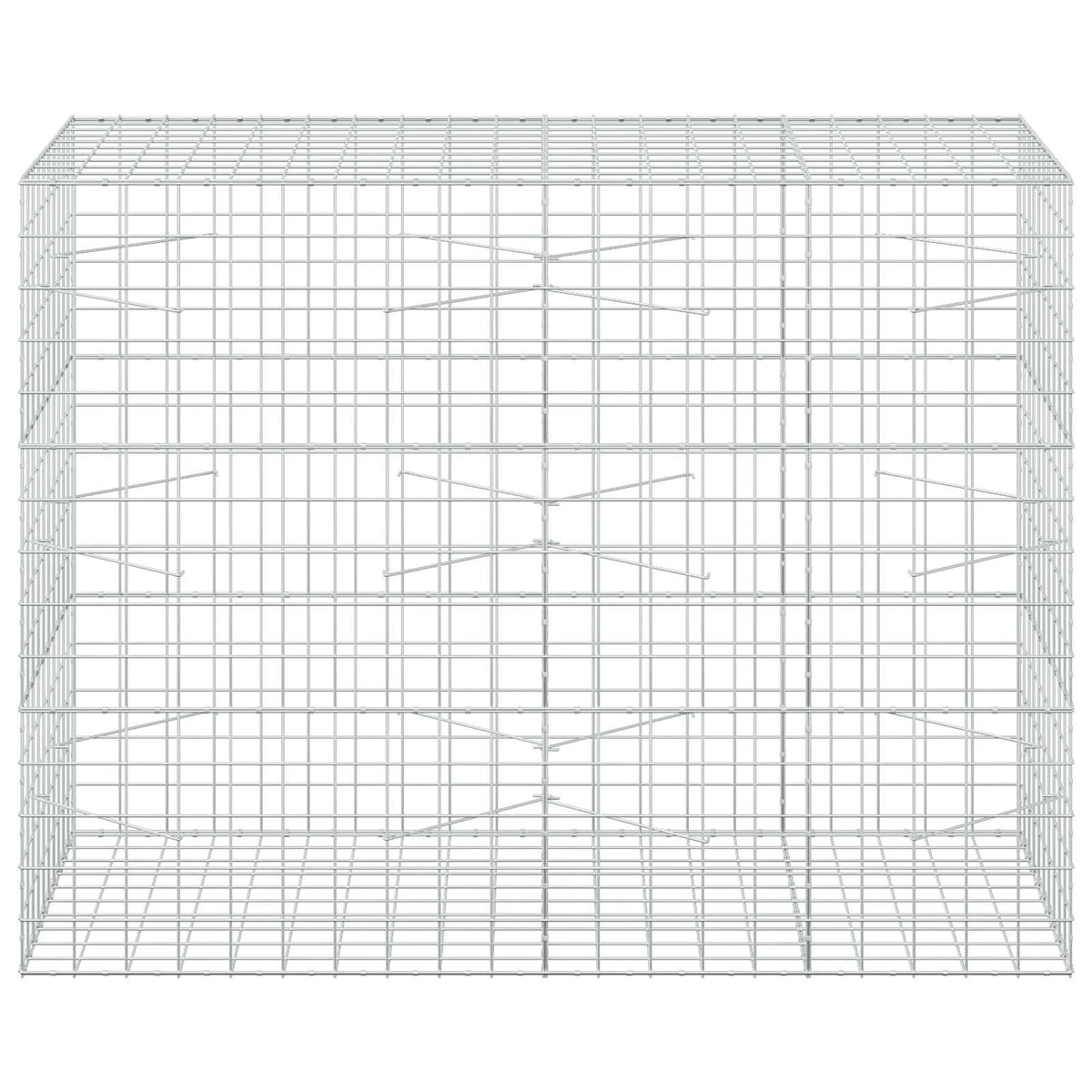 Gabionas su 3,5 mm viela ir 10x10 cm tinkleliu 200x100x150 cm