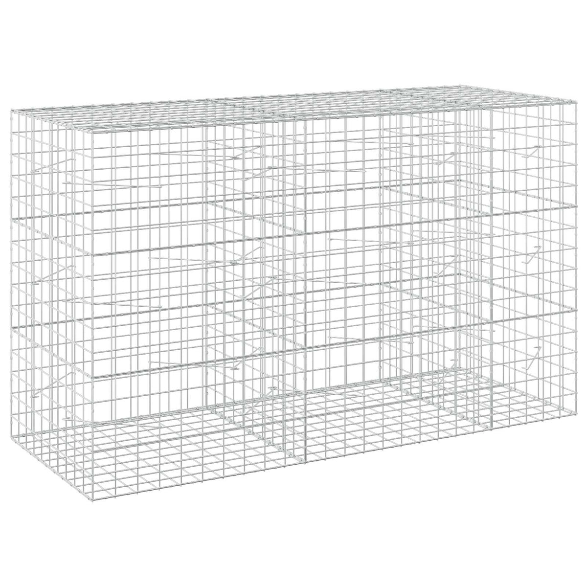 Gabionas su 3,5 mm viela ir 10x10 cm tinkleliu 250x100x150 cm