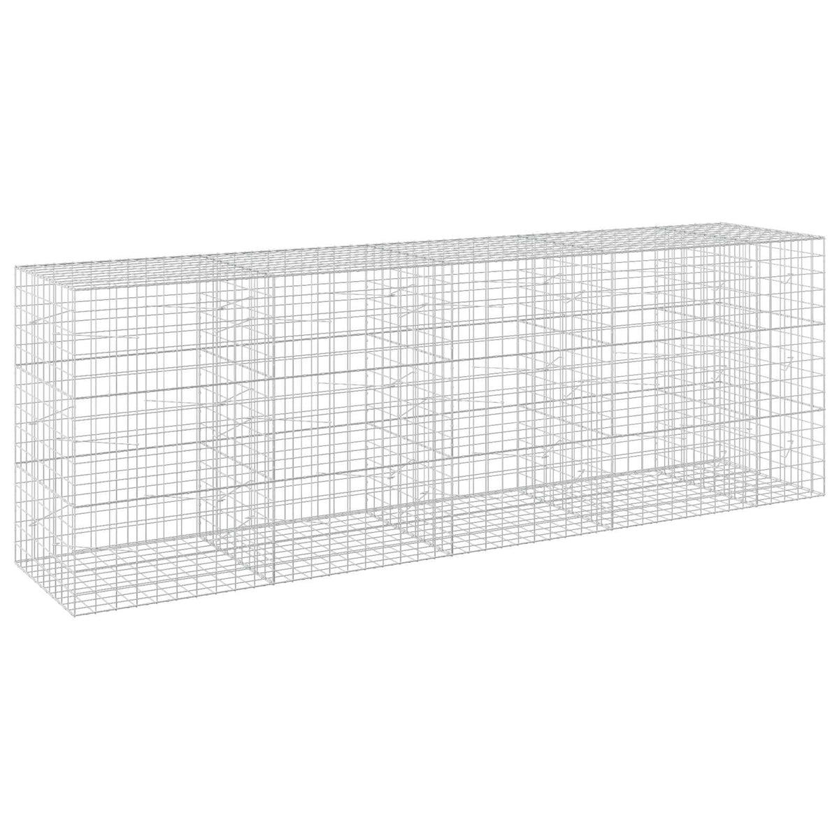 Gabionas su 3,5 mm viela ir 10x10 cm tinkleliu 450x100x150 cm