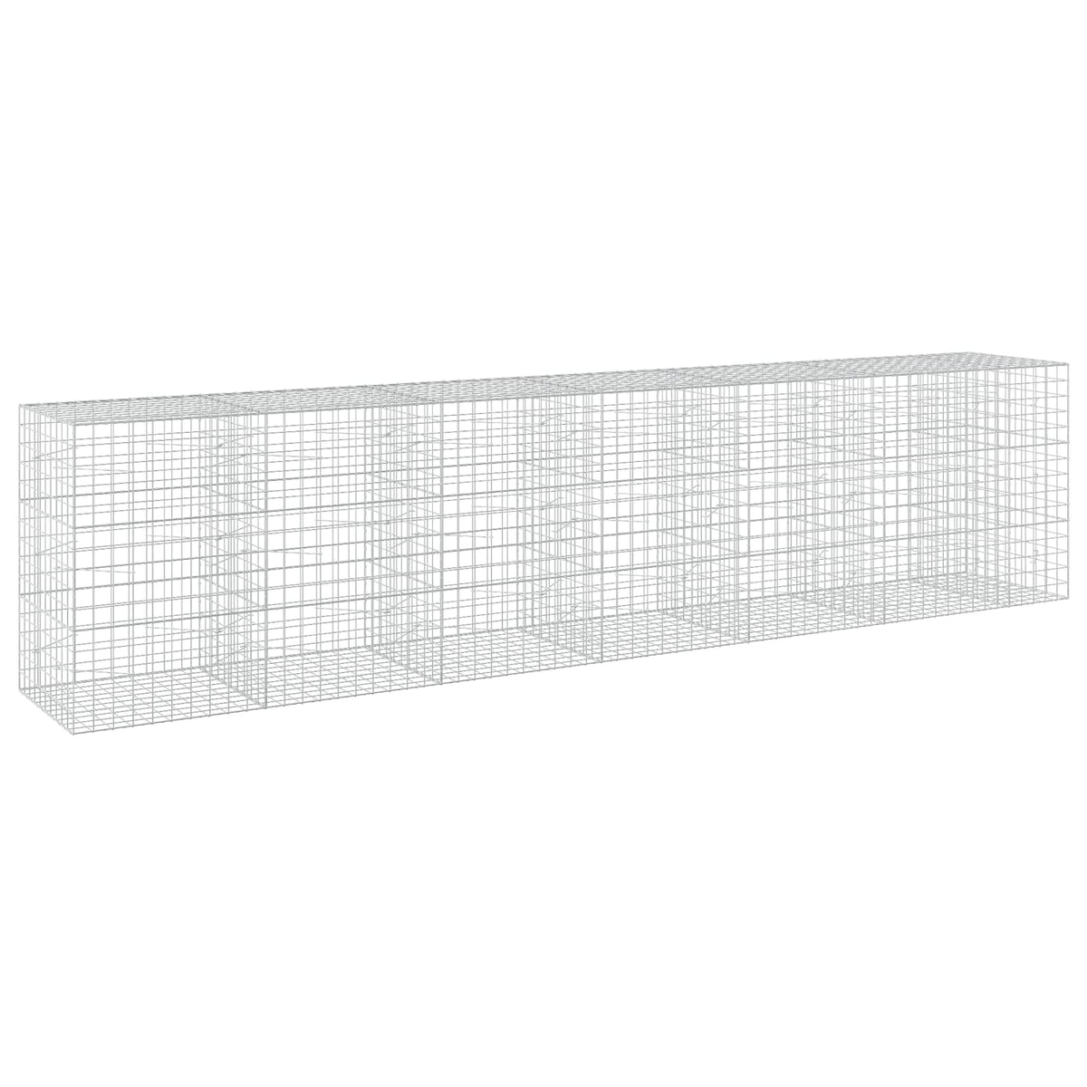 Gabionas su 3,5 mm viela ir 10x10 cm tinkleliu 650x100x150 cm