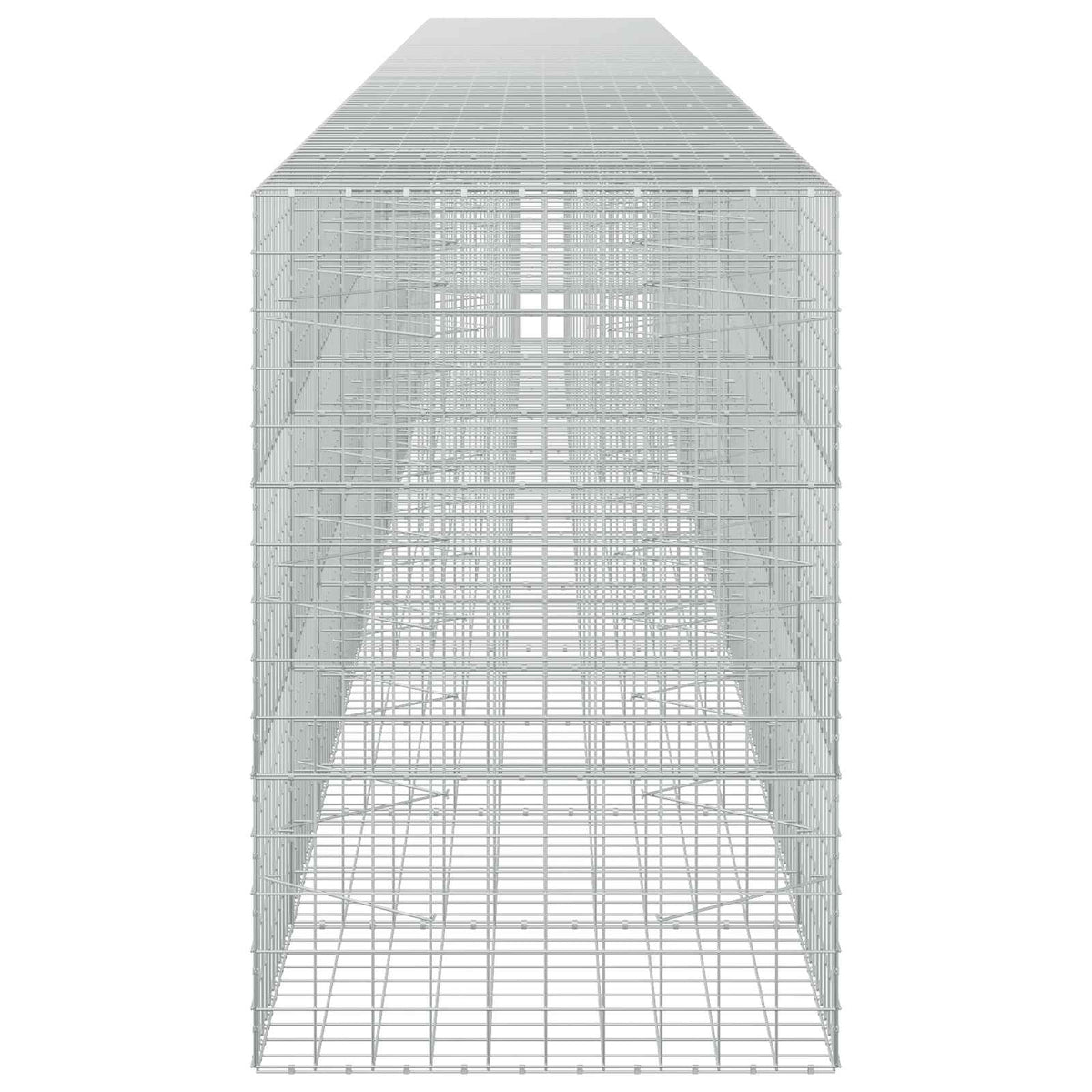 Gabionas su 3,5 mm viela ir 10x10 cm tinkleliu 1100x100x150 cm
