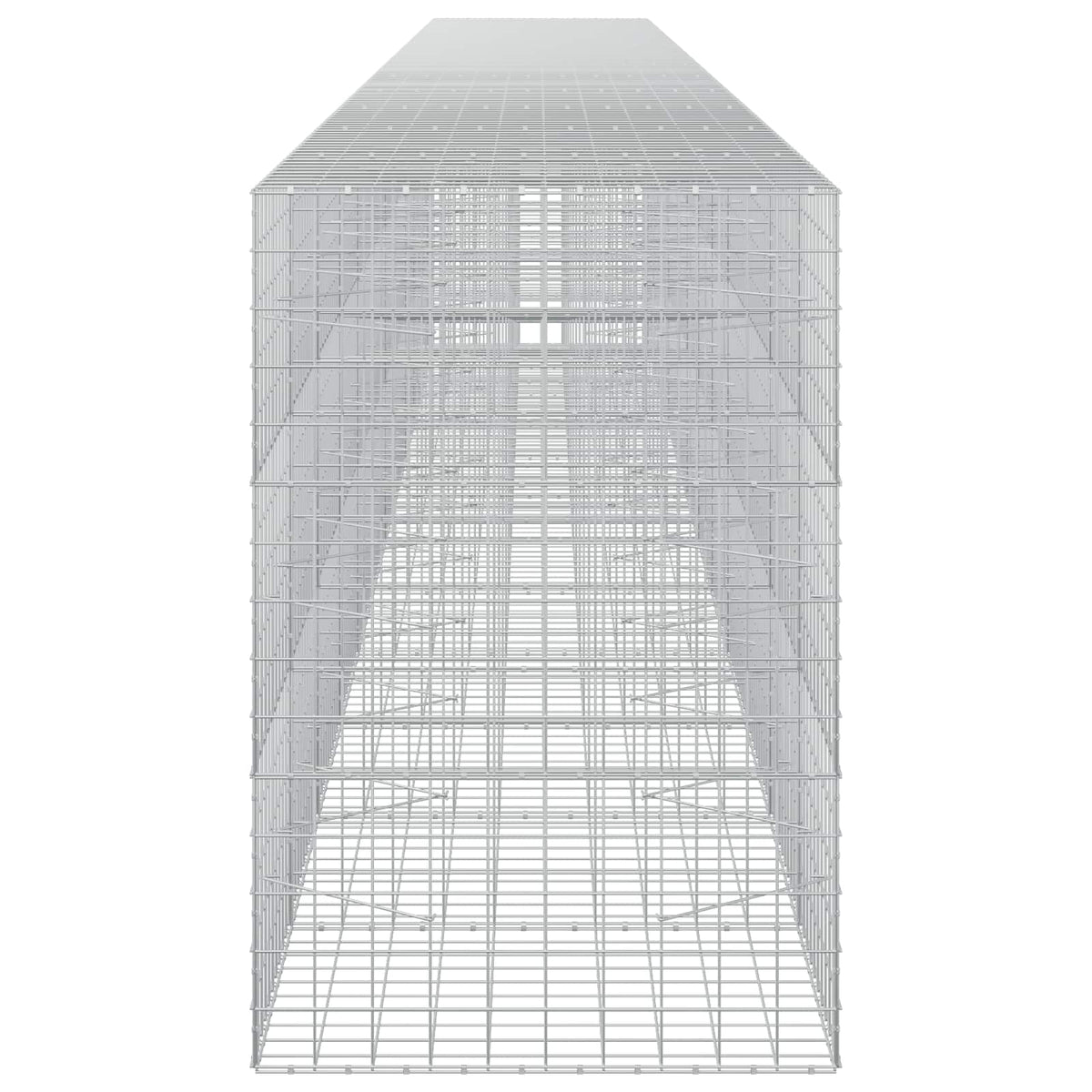 Gabionas su 3,5 mm viela ir 10x10 cm tinkleliu 1200x100x150 cm