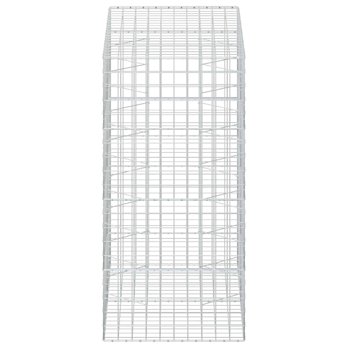 Gabionas su 3,5 mm viela ir 10x10 cm tinkleliu 200x100x200 cm
