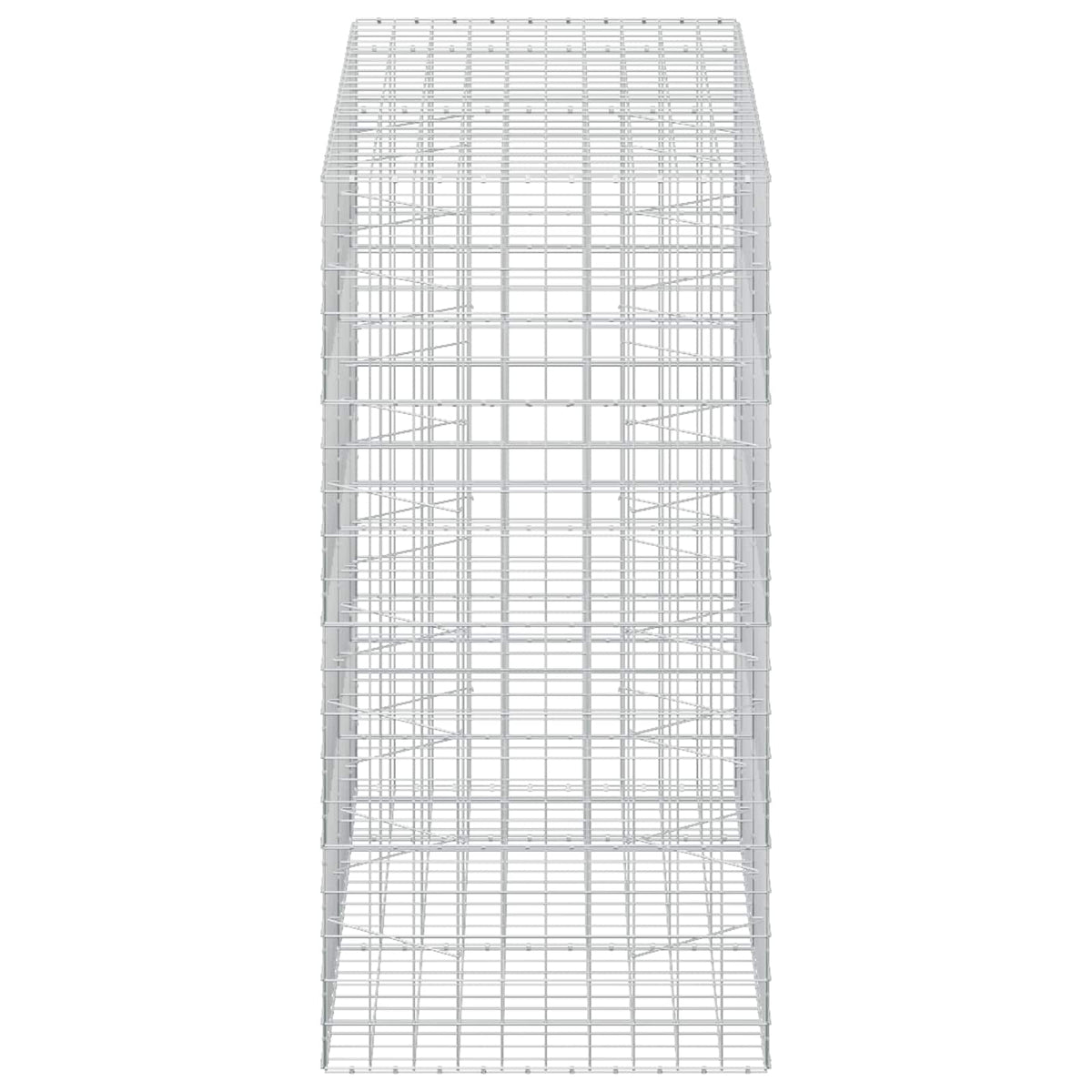 Gabionas su 3,5 mm viela ir 10x10 cm tinkleliu 250x100x200 cm