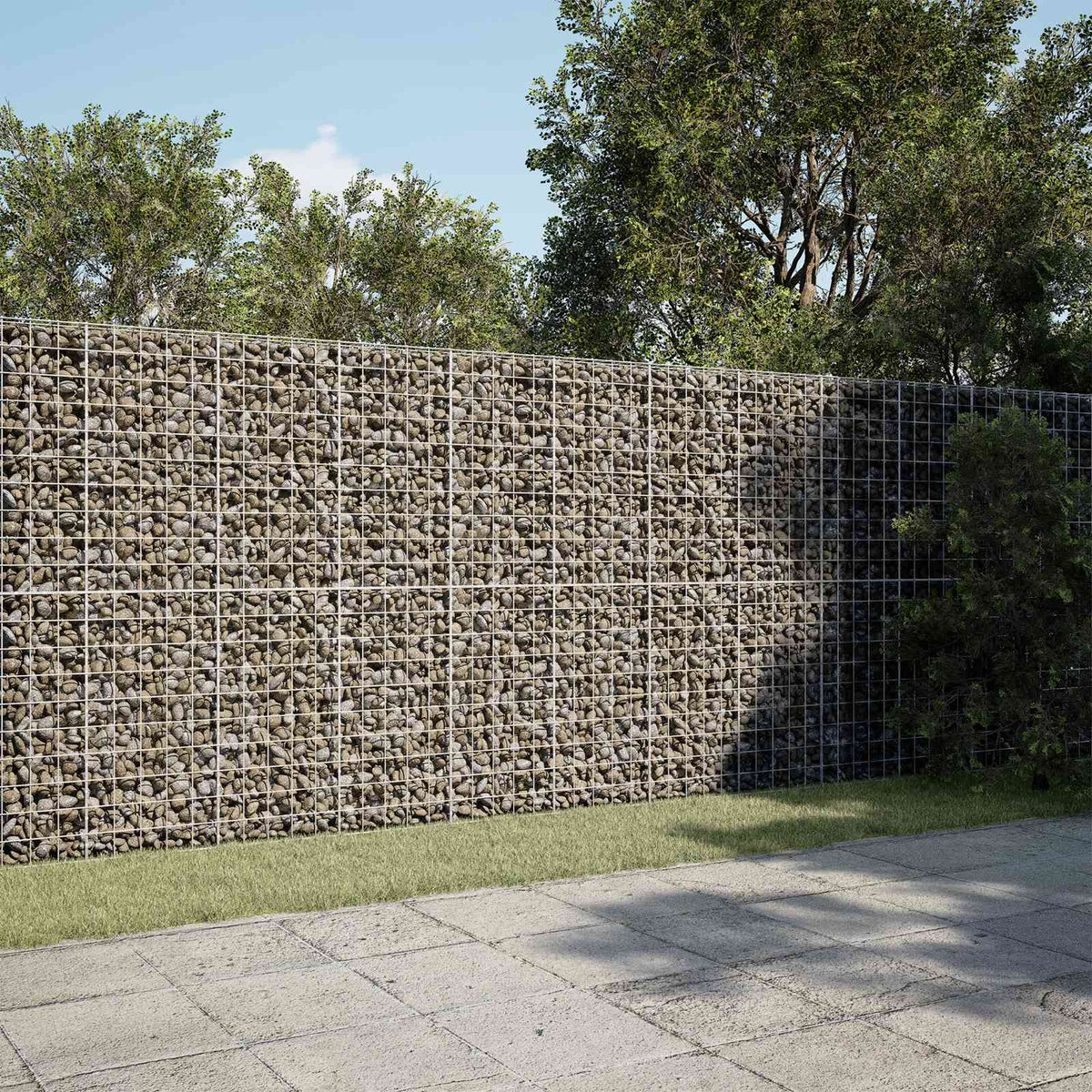 Gabionas su 3,5 mm viela ir 10x10 cm tinkleliu 350x100x200 cm