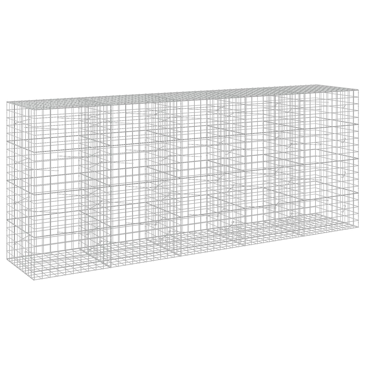 Gabionas su 3,5 mm viela ir 10x10 cm tinkleliu 500x100x200 cm