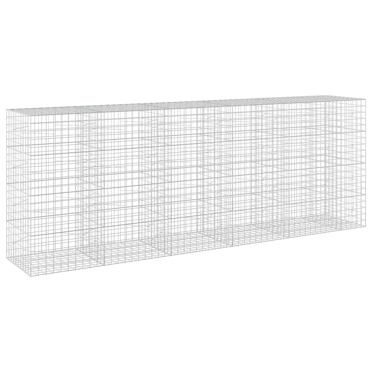 Gabionas su 3,5 mm viela ir 10x10 cm tinkleliu 550x100x200 cm