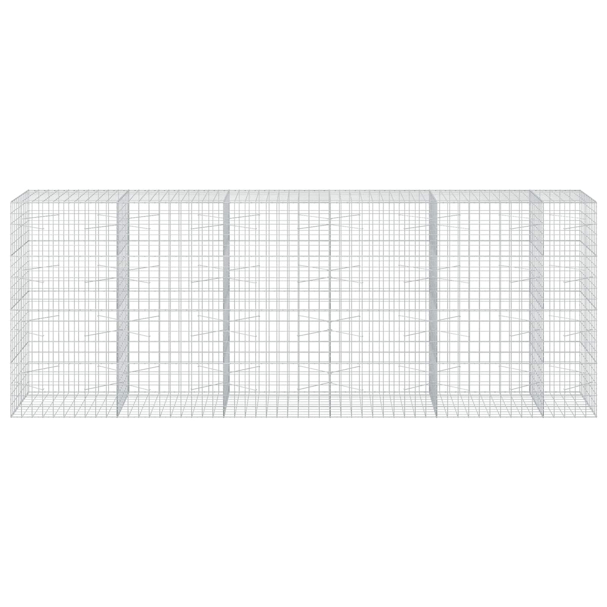 Gabionas su 3,5 mm viela ir 10x10 cm tinkleliu 550x100x200 cm