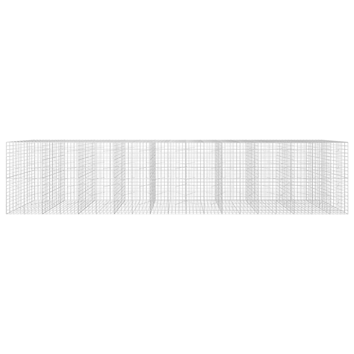 Gabionas su 3,5 mm viela ir 10x10 cm tinkleliu 950x100x200 cm