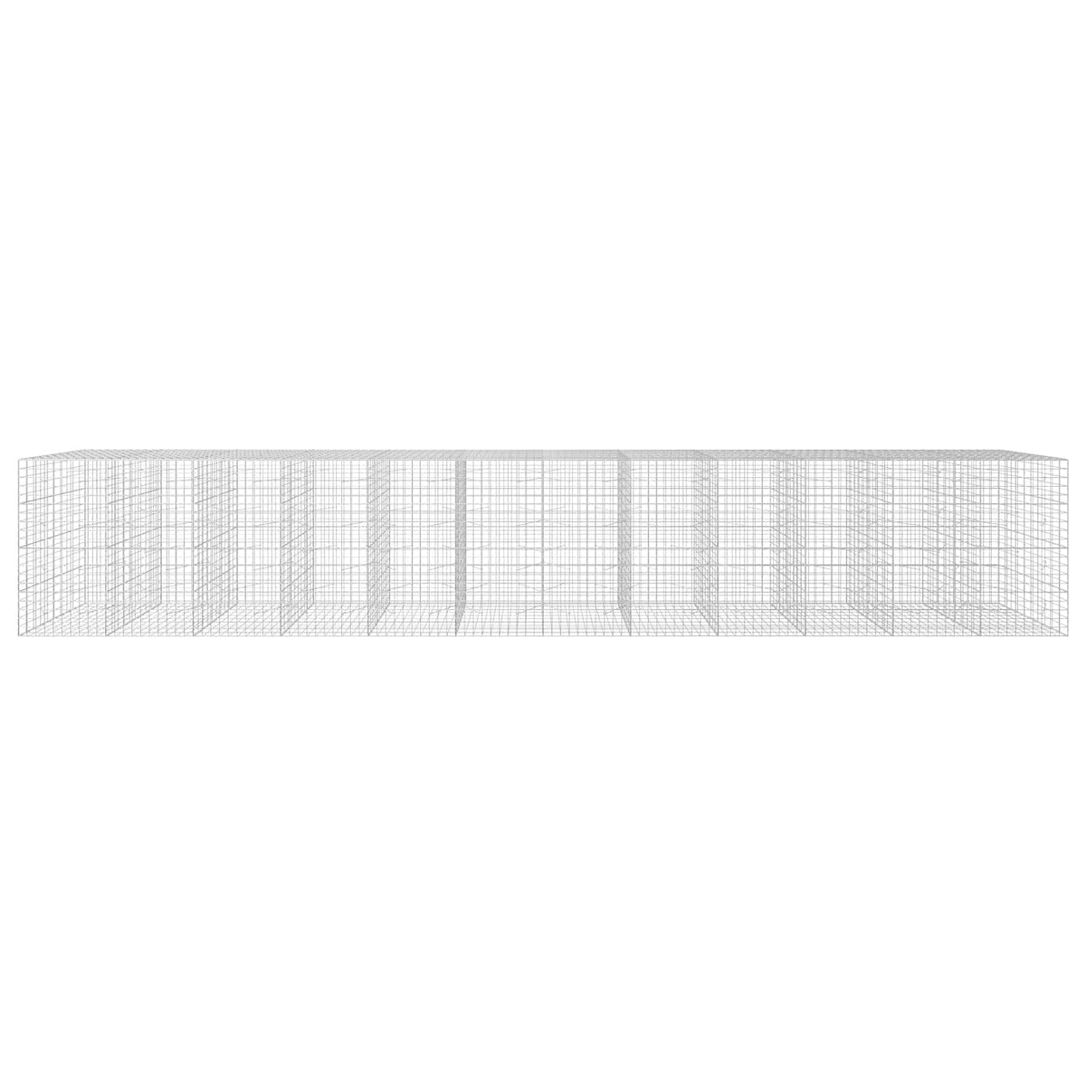 Gabionas su 3,5 mm viela ir 10x10 cm tinkleliu 1200x100x200 cm