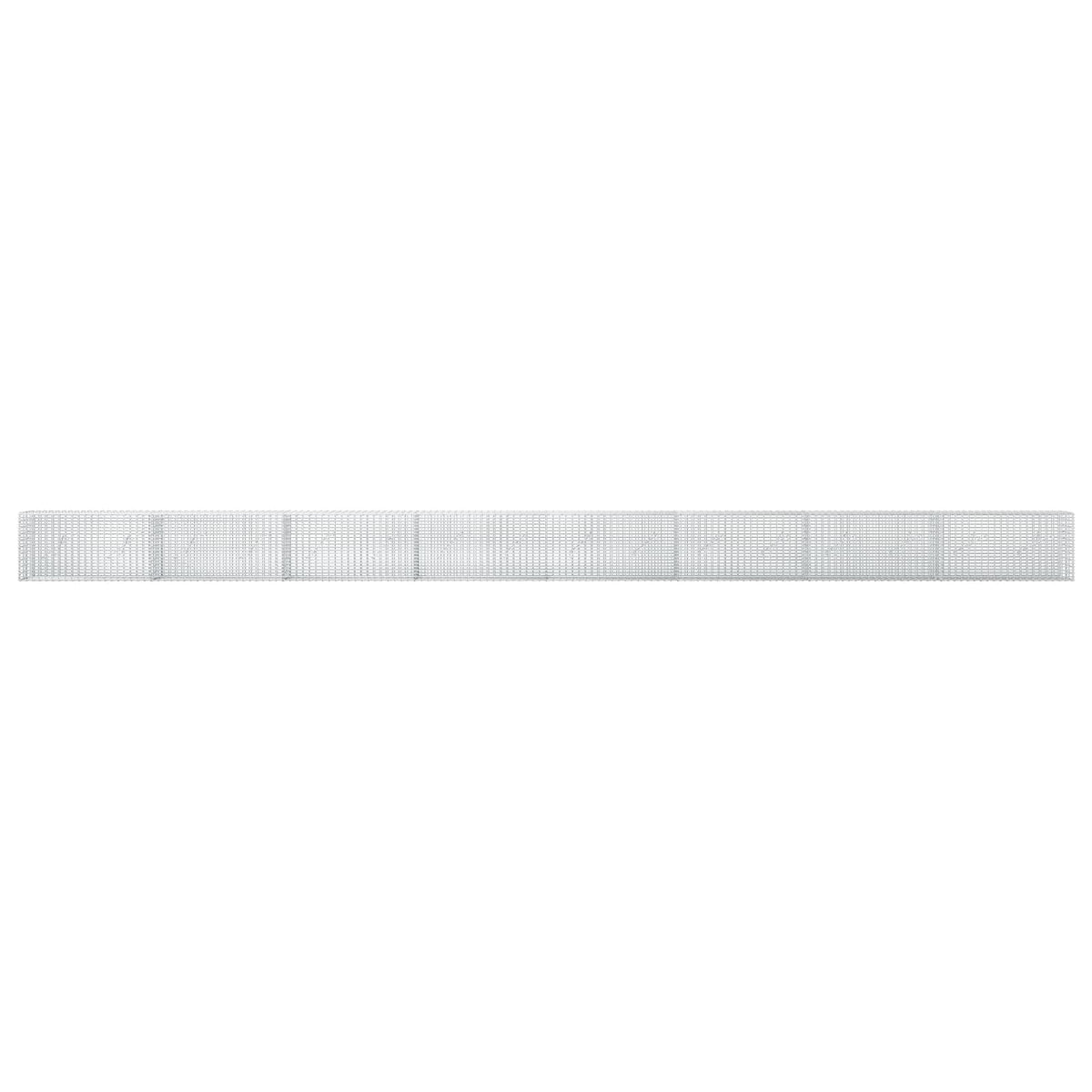 Gabionas su 5 mm viela ir 5x2,5 cm tinkleliu 800x10x50 cm