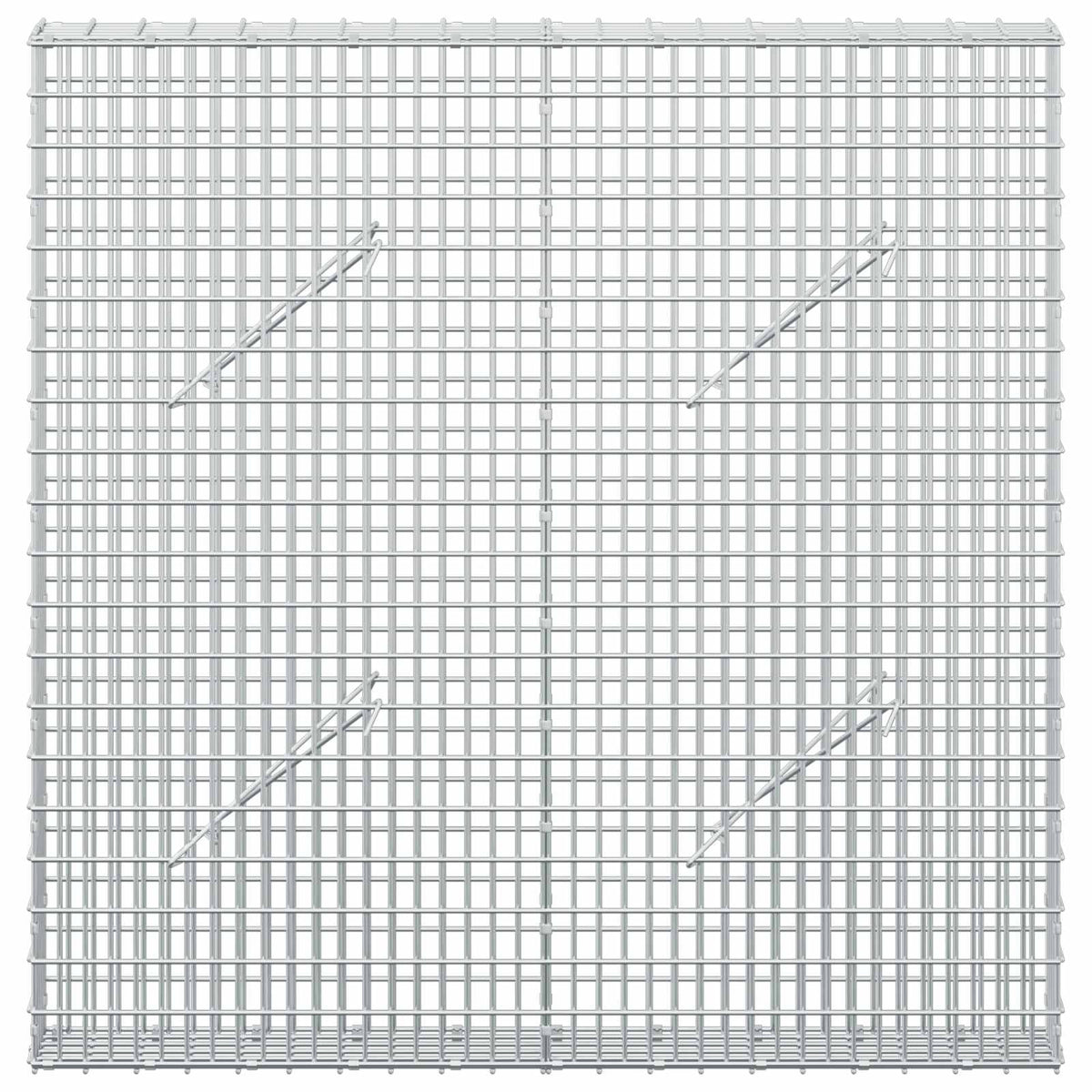 Gabionas su 5 mm viela ir 5x2,5 cm tinkleliu 100x10x100 cm