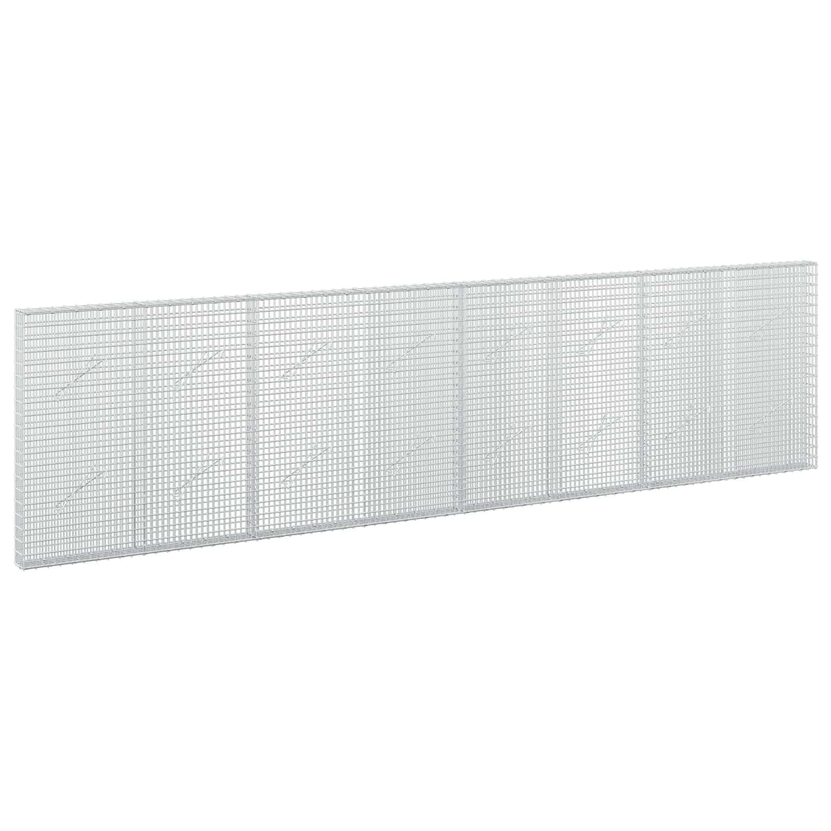 Gabionas su 5 mm viela ir 5x2,5 cm tinkleliu 400x10x100 cm